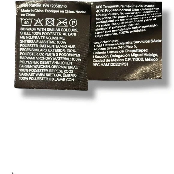 H&M Dark Navy Blue Pleated Fit and Flare High Waist Preppy Mini Skater Skirt - Picture 15 of 15